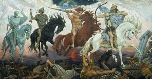 Four Horsemen of Apocalypse, by Viktor Vasnetsov (1887)